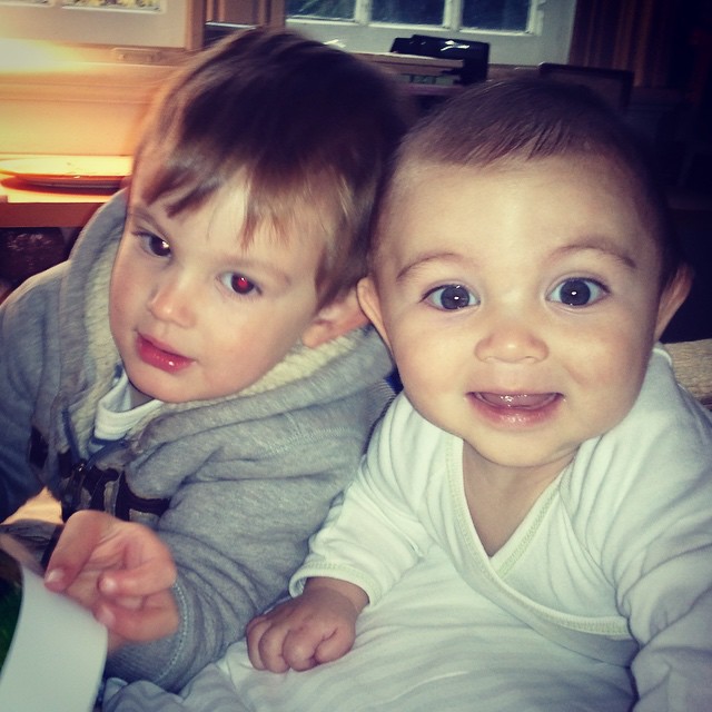 Chillin with cousin Ollie