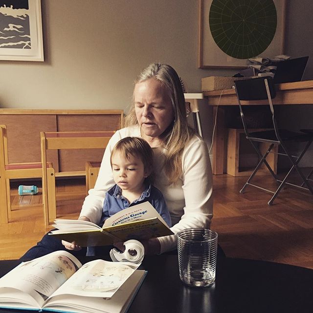 Story time with Great Aunt Jane.